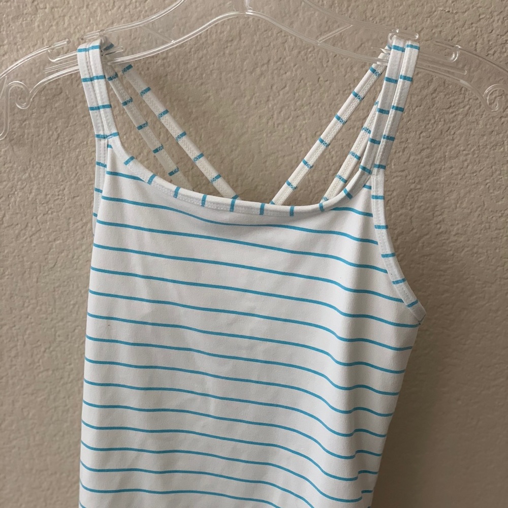 Girls Striped athleta girl tank